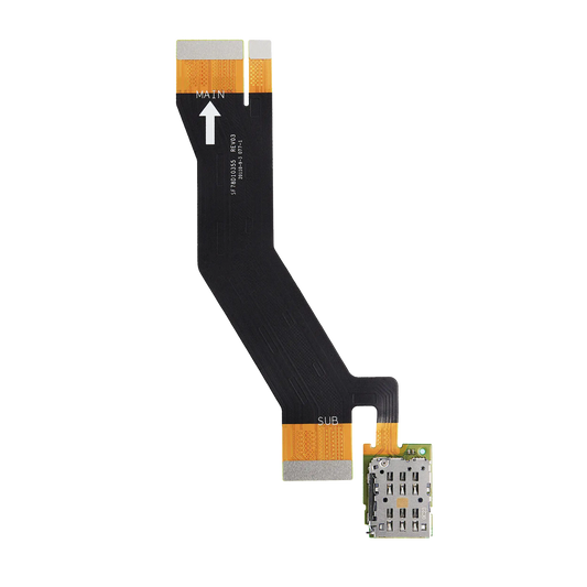Sim Card Reader Flex Cable For Motorola Edge 20 Pro (XT2153-1 / 2021) / Edge S Pro | SKU 109082007356 | image 1