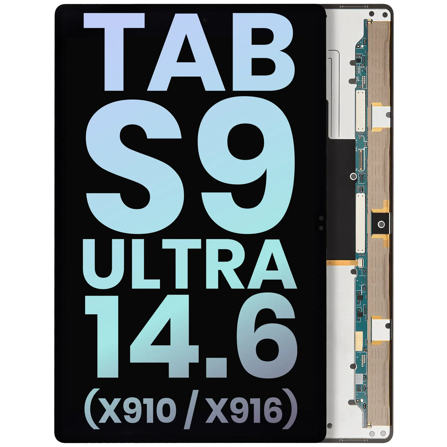 OLED Assembly Without Frame Compatible For Samsung Galaxy Tab S9 Ultra 14.6" (X910 / X916) (2023) (Service Pack) (All Colors) - product image 1