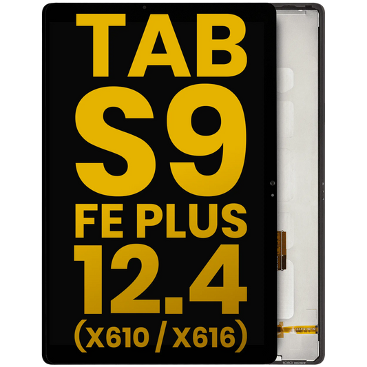 LCD Assembly Without Frame Compatible For Samsung Galaxy Tab S9 FE Plus 12.4" (X610 / X616) (2023) (Refurbished) (Black) - product image 1