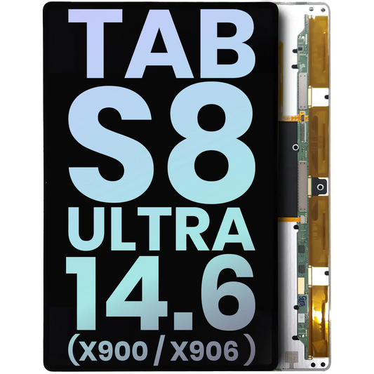 OLED Assembly Without Frame Compatible For Samsung Galaxy Tab S8 Ultra 14.6" (X900 / X906 ) (2022) (WiFi / 5G) (Service Pack) (All Colors) - product image 1