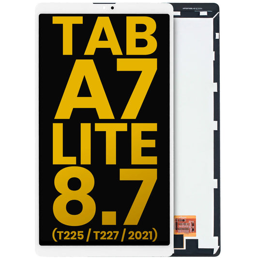 LCD Assembly Without Frame For Samsung Galaxy Tab A7 Lite 8.7" (2021) (T225 / T227) (Cellular Version) (Refurbished) (White) - Samsung Galaxy Tab A7 Lite 8.7" (2021) Replacement Parts - SKU 107082077904 - product image 1