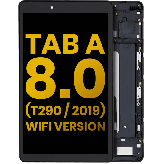 LCD Assembly With Frame For Samsung Galaxy Tab A 8.0" (T290) (2019) (WiFi Version) (Refurbished) (Black) - Samsung Galaxy Tab A 8.0" (2019) Replacement Parts - SKU 107082072505 - product image 1
