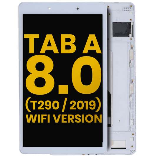 LCD Assembly With Frame For Samsung Galaxy Tab A 8.0" (T290) (2019) (WiFi Version) (Refurbished) (White) - Samsung Galaxy Tab A 8.0" (2019) Replacement Parts - SKU 107082072506 - product image 1