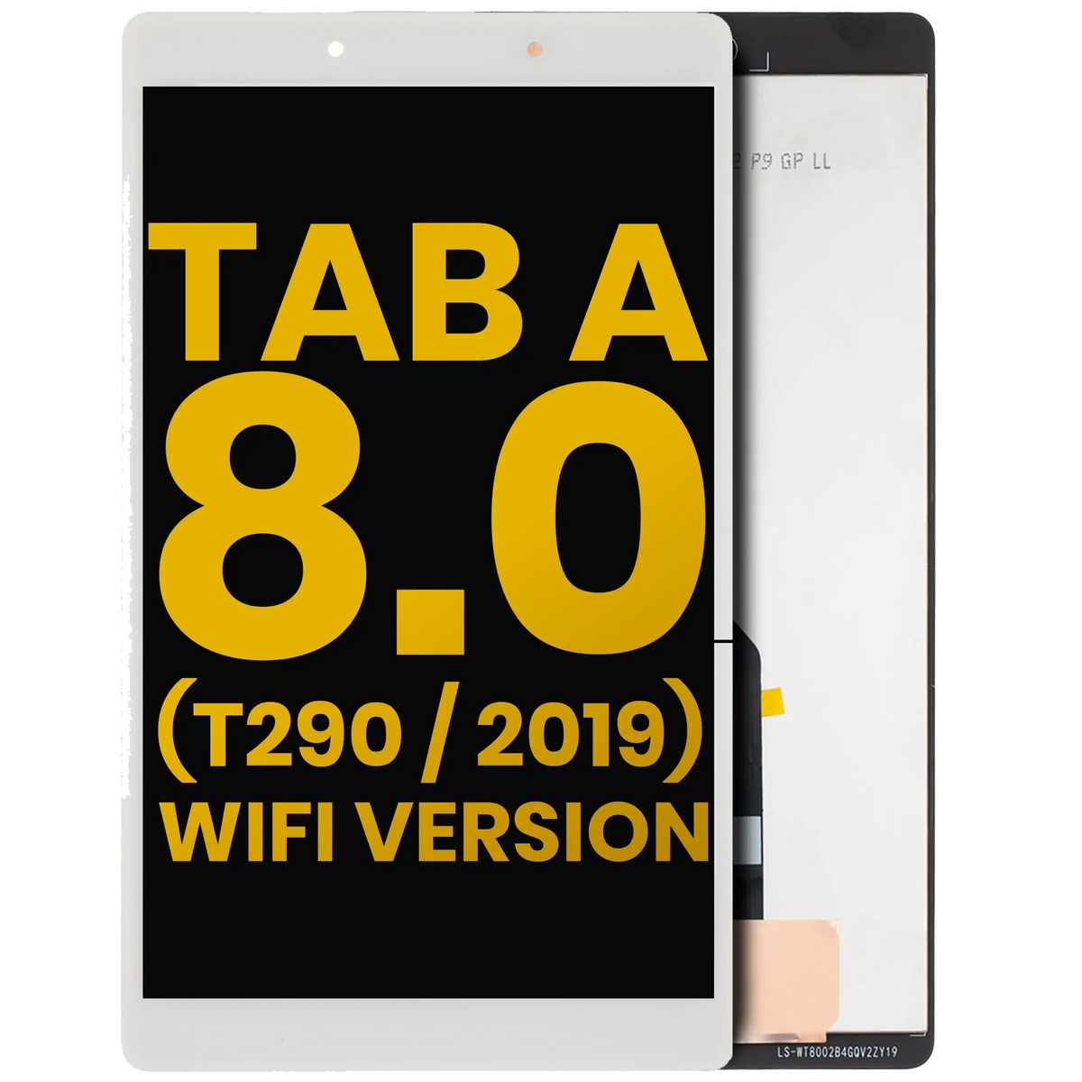 LCD Assembly Without Frame For Samsung Galaxy Tab A 8.0" (T290) (2019) (WiFi Version) (Refurbished) (White) - Samsung Galaxy Tab A 8.0" (2019) Replacement Parts - SKU 107082072502 - product image 1