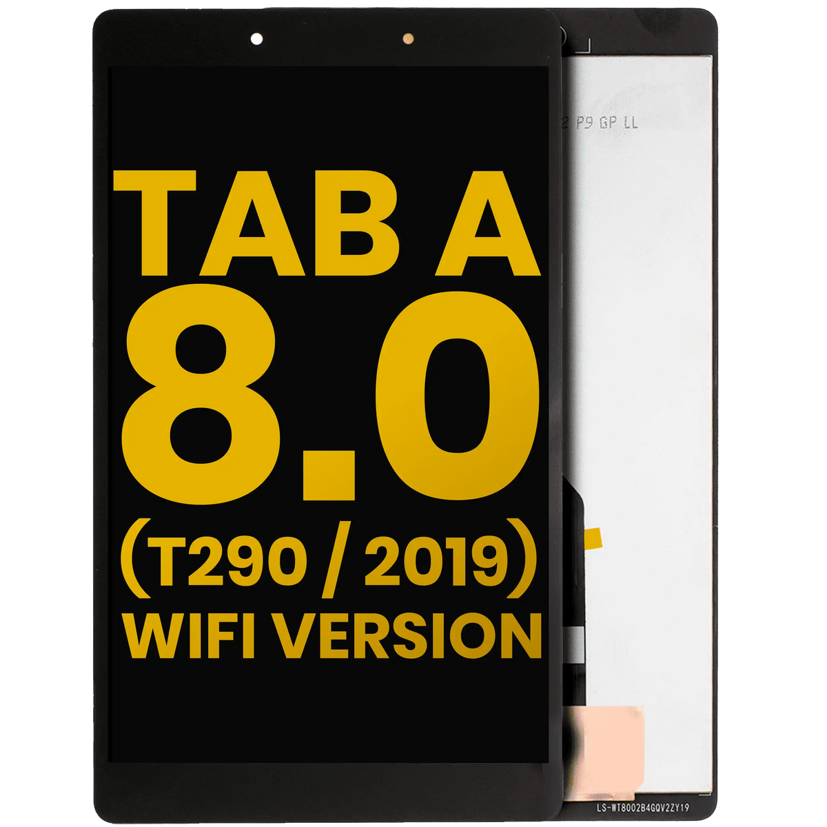 LCD Assembly Without Frame For Samsung Galaxy Tab A 8.0" (T290) (2019) (WiFi Version) (Refurbished) (Black) - Samsung Galaxy Tab A 8.0" (2019) Replacement Parts - SKU 107082072501 - product image 1