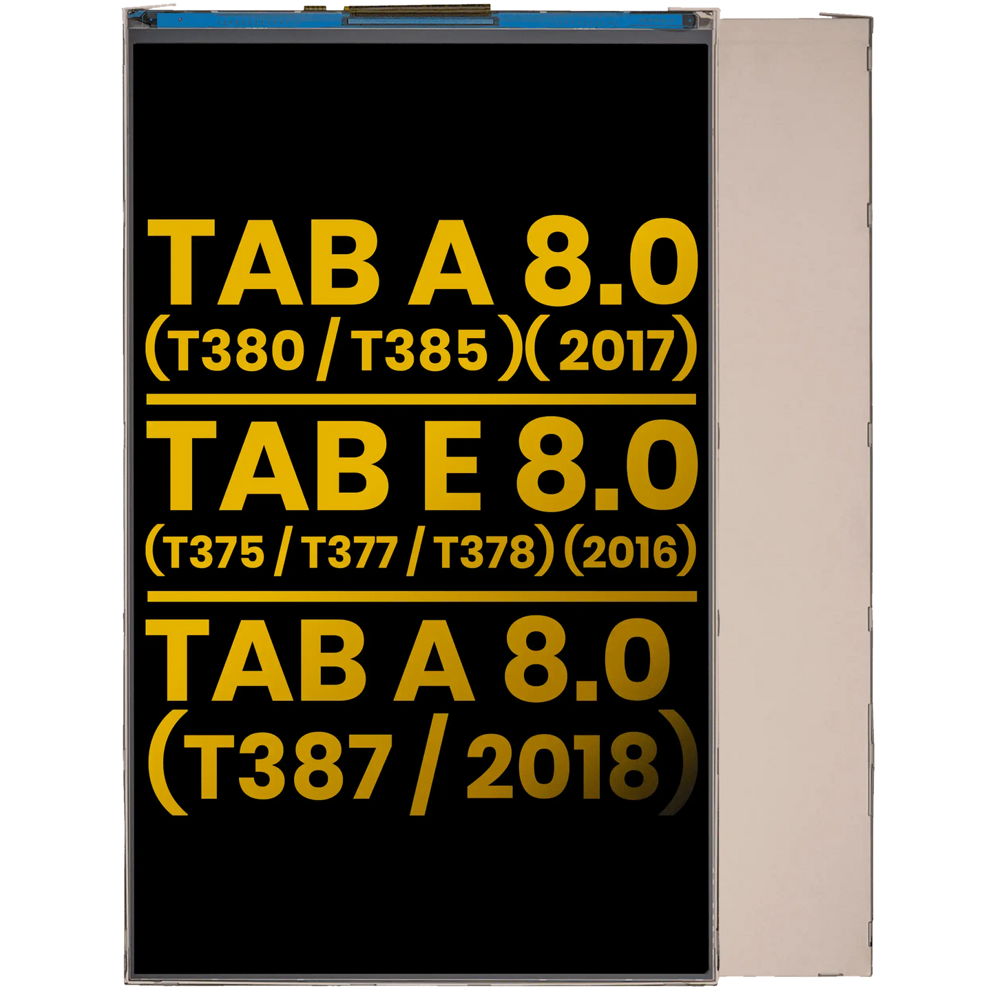 LCD Only For Samsung Galaxy Tab A 8.0" (2017) (T380 / T385) / Tab A 8.0" (2018) (T387) / Tab E 8.0" (2016) (T375 / T377 / T378) (Refurbished) - Samsung Galaxy Tab A 8.0" (2017) Replacement Parts; Samsung Galaxy Tab A 8.0" (2018) Replacement Parts - SKU 107082015719 - product image 1