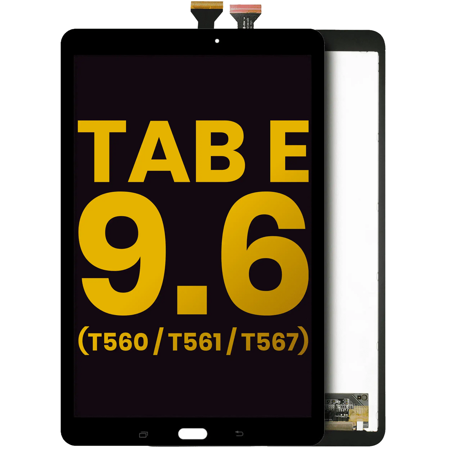 LCD Assembly Without Frame For Samsung Galaxy Tab E 9.6" (T560 / T561 / T567) (2015) (Refurbished) (Black) Samsung Galaxy Tab replacement part image 1