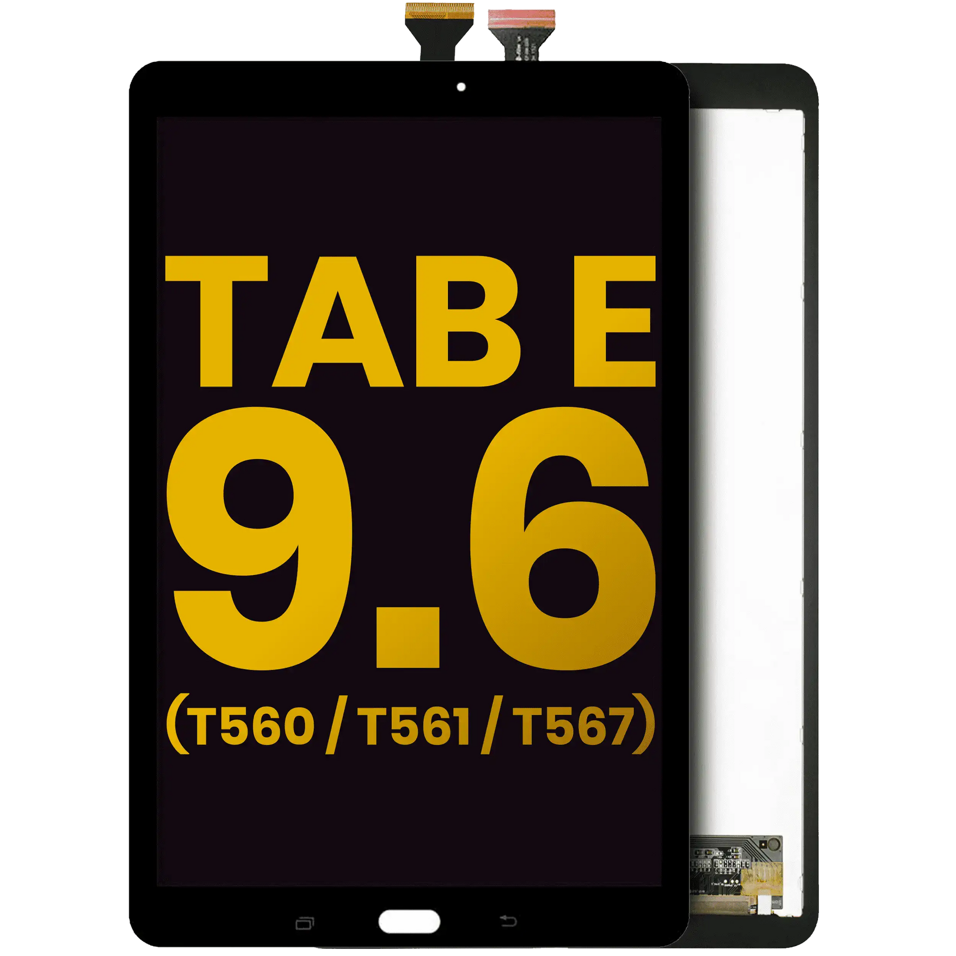 LCD Assembly Without Frame For Samsung Galaxy Tab E 9.6" (T560 / T561 / T567) (2015) (Refurbished) (Black) Samsung Galaxy Tab replacement part image 1