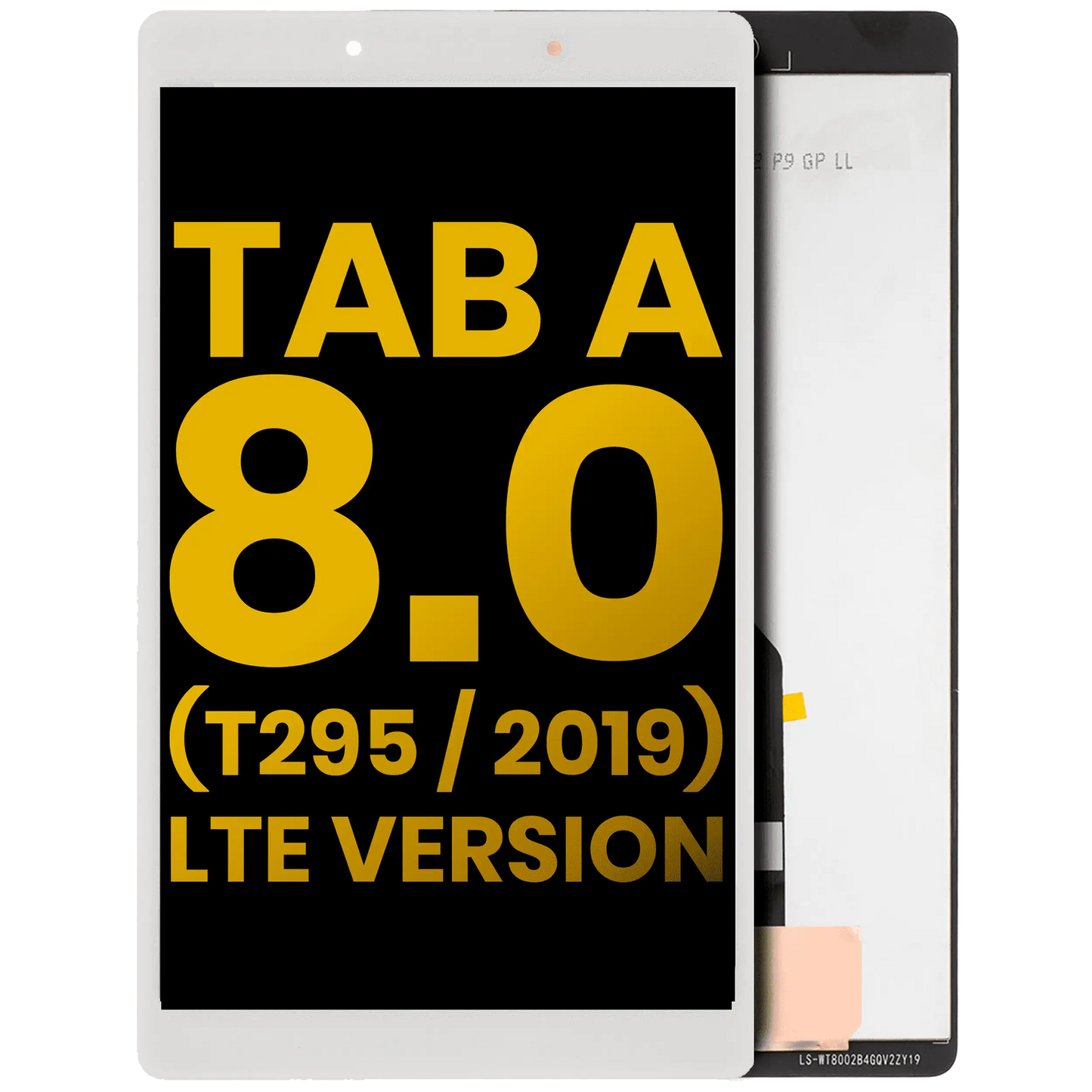 LCD Assembly Without Frame For Samsung Galaxy Tab A 8.0" (T295) (2019) (LTE Version) (Refurbished) (White) - Samsung Galaxy Tab A 8.0" (2019) Replacement Parts - SKU 107082072504 - product image 1