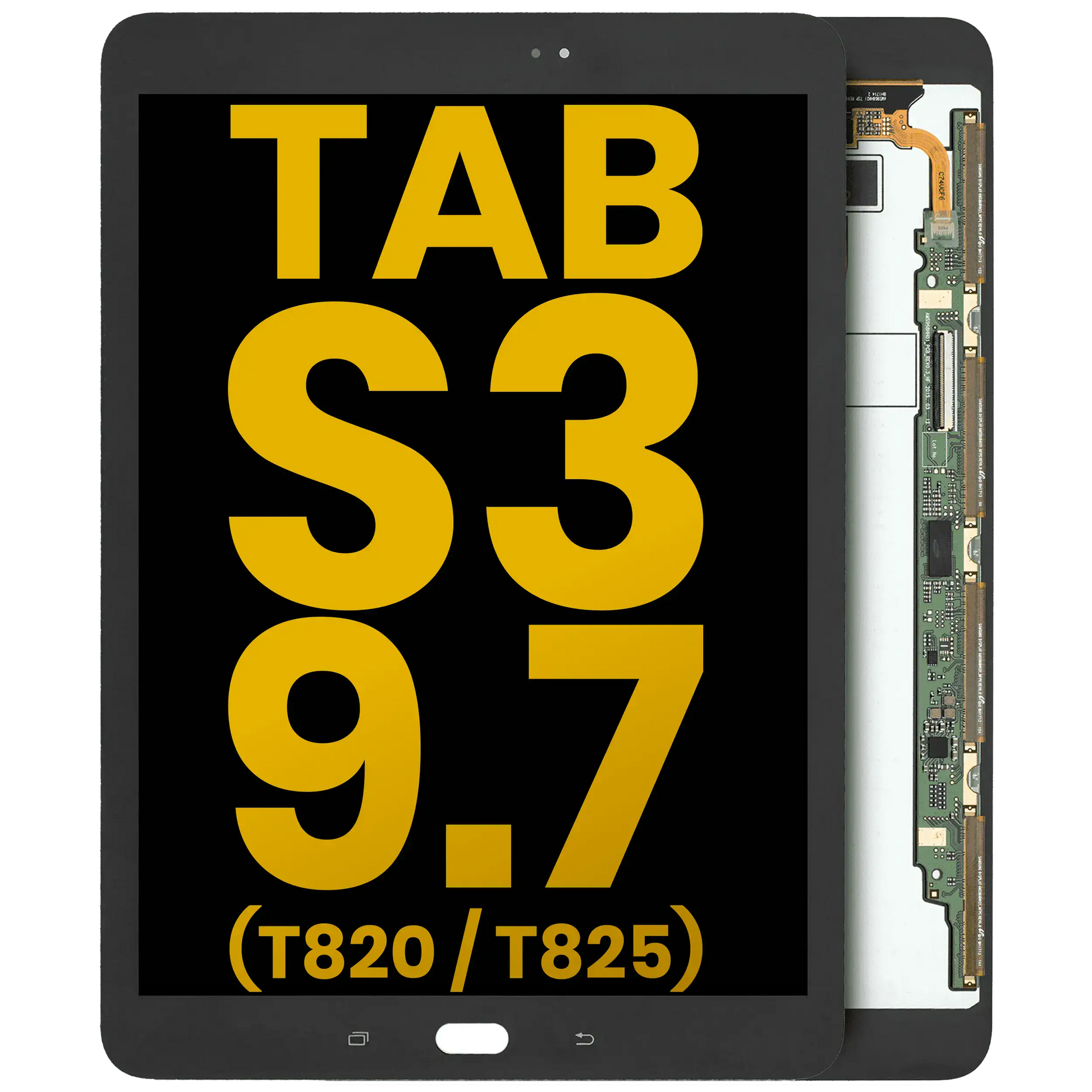 LCD Assembly Compatible For Samsung Galaxy Tab S3 9.7" (T820 / T825) (2017) (Refurbished) (Black) - product image 1