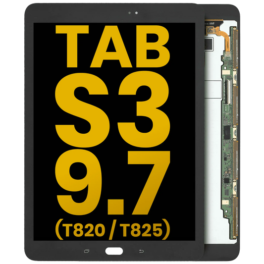 LCD Assembly Compatible For Samsung Galaxy Tab S3 9.7" (T820 / T825) (2017) (Refurbished) (Black) - product image 1