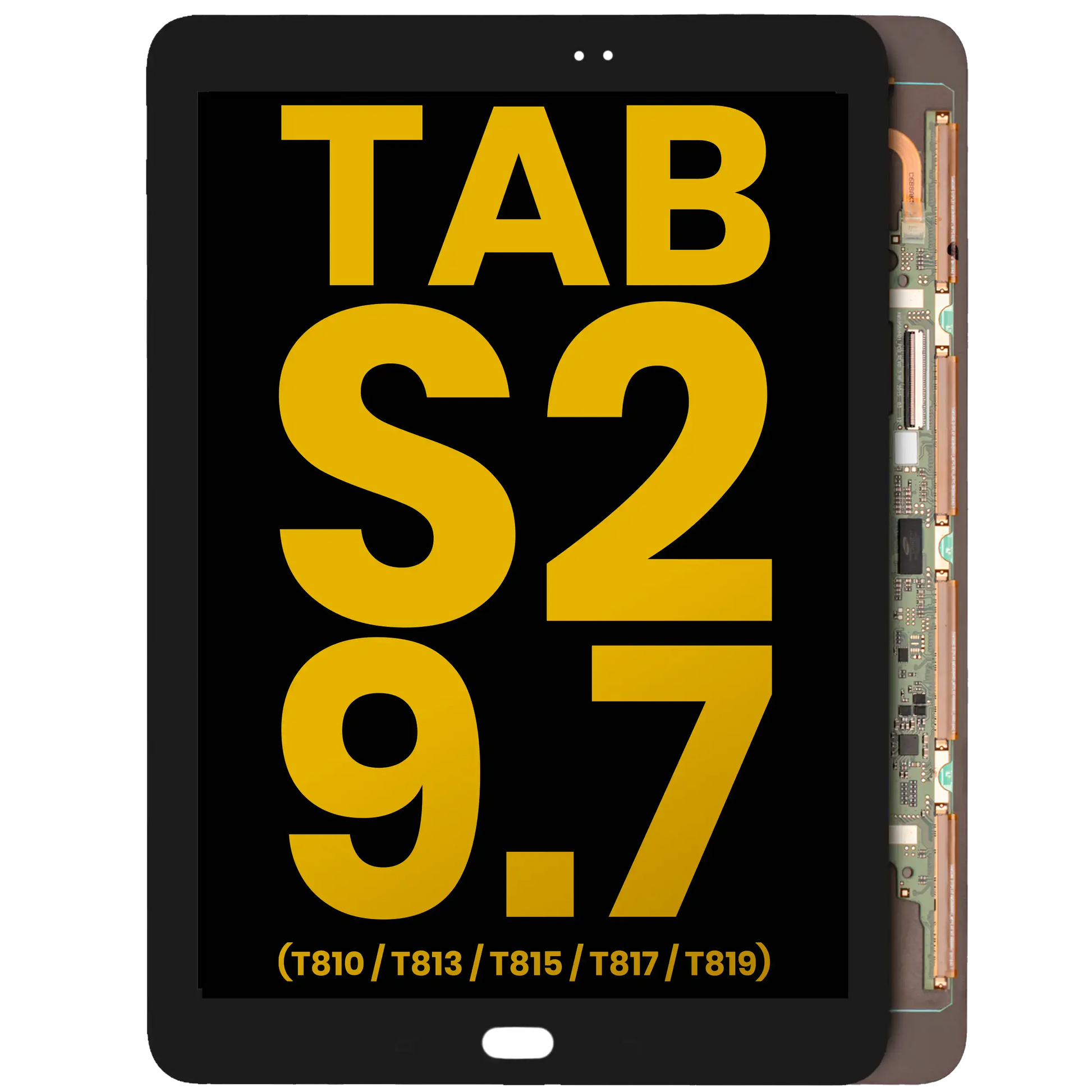 OLED Assembly Without Frame Compatible For Samsung Galaxy Tab S2 9.7" (T810 / T813 / T815 / T817 / T819) (2015) (Refurbished) (Black) - product image 1