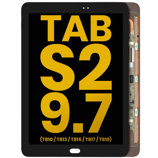 OLED Assembly Without Frame Compatible For Samsung Galaxy Tab S2 9.7" (T810 / T813 / T815 / T817 / T819) (2015) (Refurbished) (Black) - product image 1