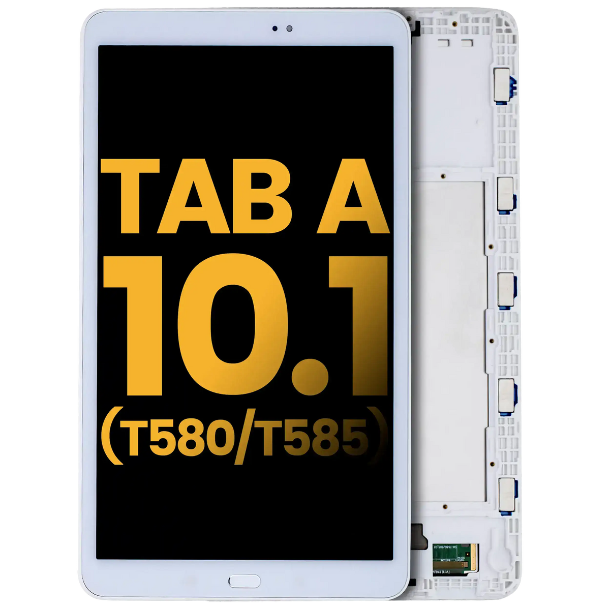 LCD Assembly With Frame For Samsung Tab A (10.1" / 2016) (T580 / T585) (Refurbished) (White) - Samsung Galaxy Tab A 10.1" (2016) Replacement Parts - SKU 107081016603 - product image 1