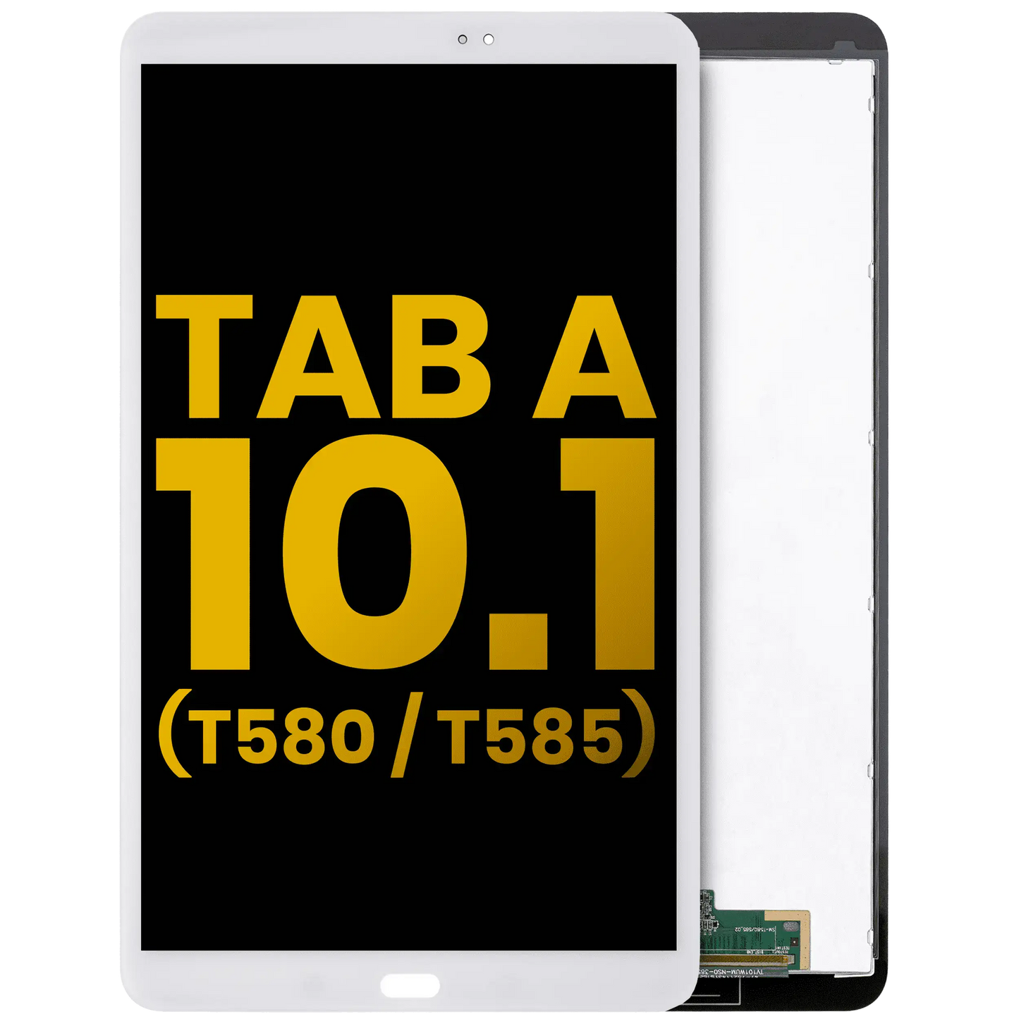 LCD Assembly Without Frame For Samsung Tab A (10.1" / 2016) (T580 / T585) (Refurbished) (White) - Samsung Galaxy Tab A 10.1" (2016) Replacement Parts - SKU 107081016605 - product image 1