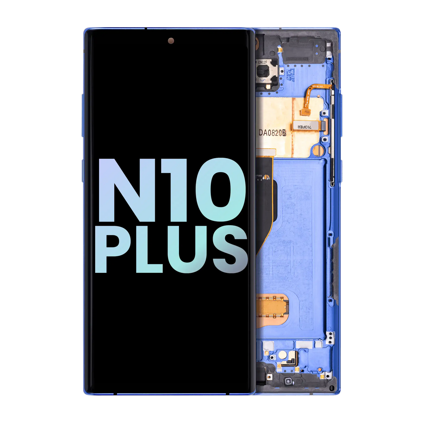 OLED Assembly With Frame For Samsung Galaxy Note 10 Plus / 5G (Service Pack) (Aura Blue)