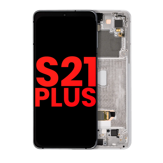 OLED Assembly With Frame For Samsung Galaxy S21 Plus 5G (Aftermarket Plus) (Phantom Silver)