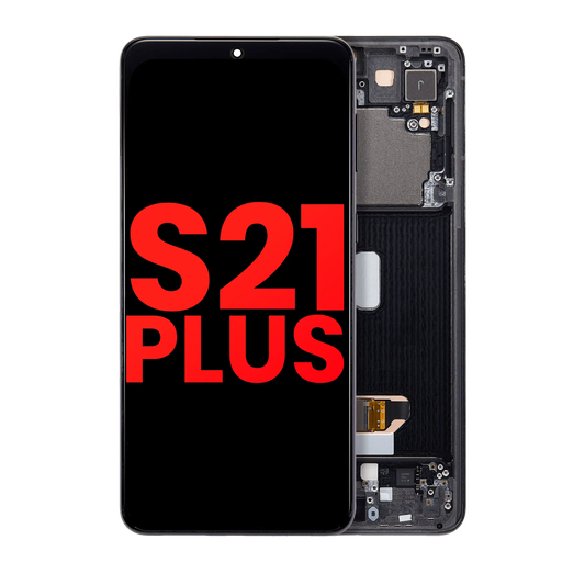 OLED Assembly With Frame For Samsung Galaxy S21 Plus 5G (Aftermarket Plus) (Phantom Black)