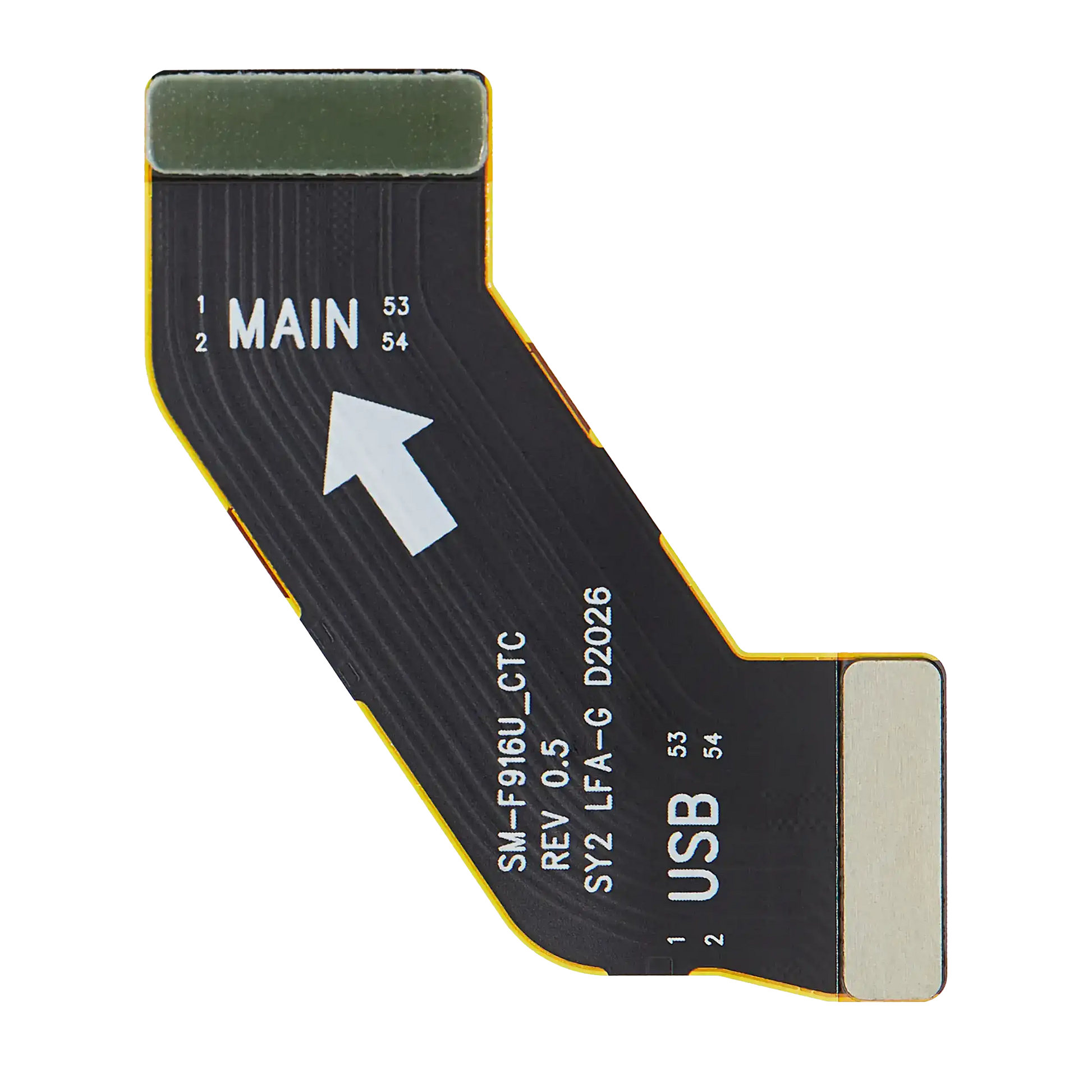 Profile view of Mainboard Flex Cable For Samsung Galaxy Z Fold 2 5G (F916U)