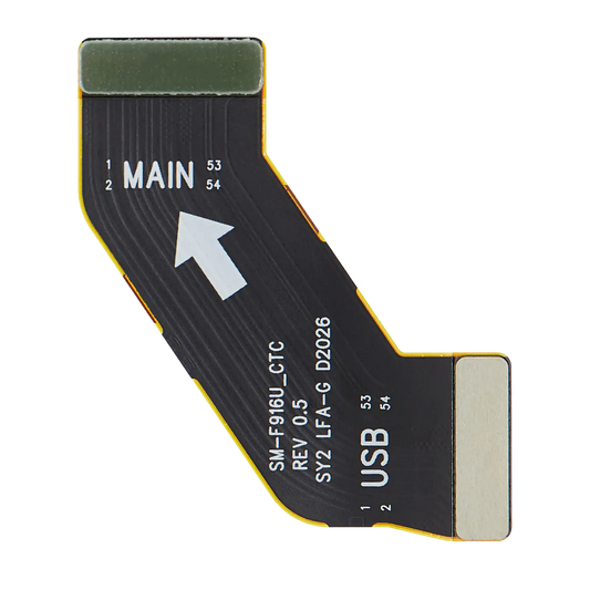 Profile view of Mainboard Flex Cable For Samsung Galaxy Z Fold 2 5G (F916U)