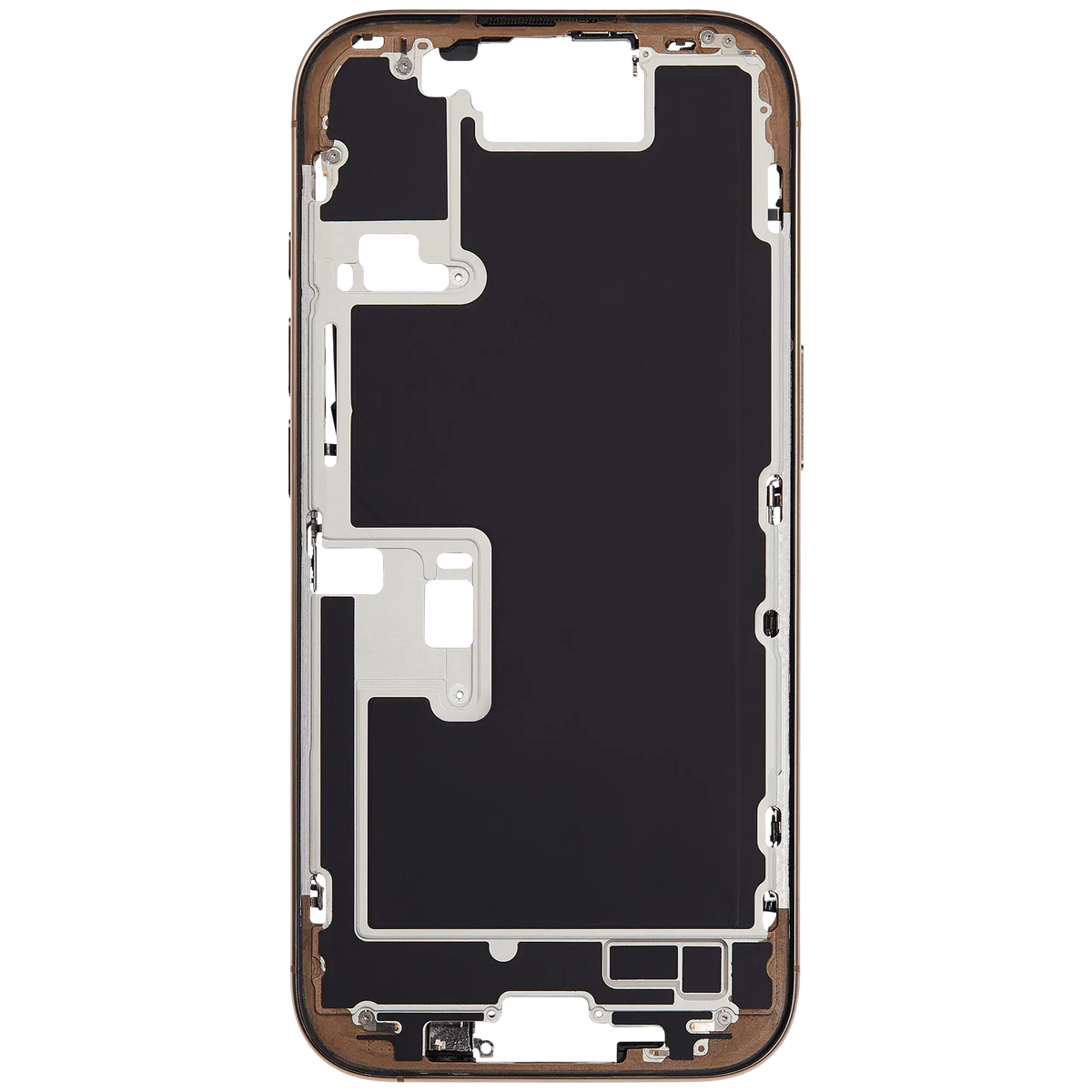 Mid-Frame Housing W/ Small Parts For iPhone 16 Pro (EU / Global Version) (Used OEM Pull: Grade A) (Desert Titanium) — product photo 8