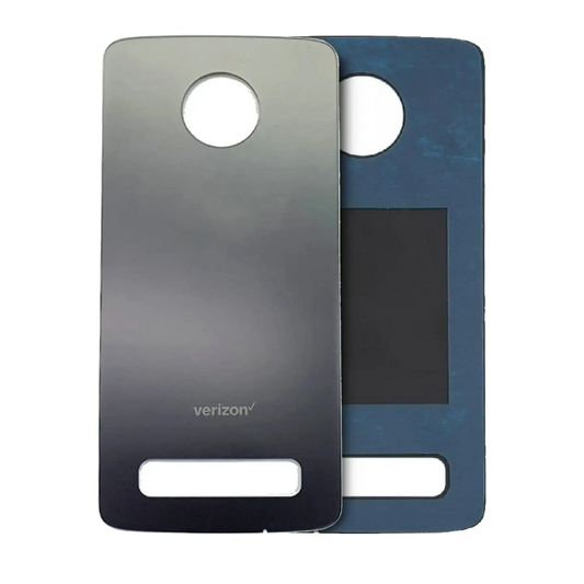 Back cover Glass For Motorola Moto Z4 (XT1980-3 / 2019) (Verizon) (Genuine OEM) (Gray) - Motorola replacement part, primary product view, SKU 107082113563