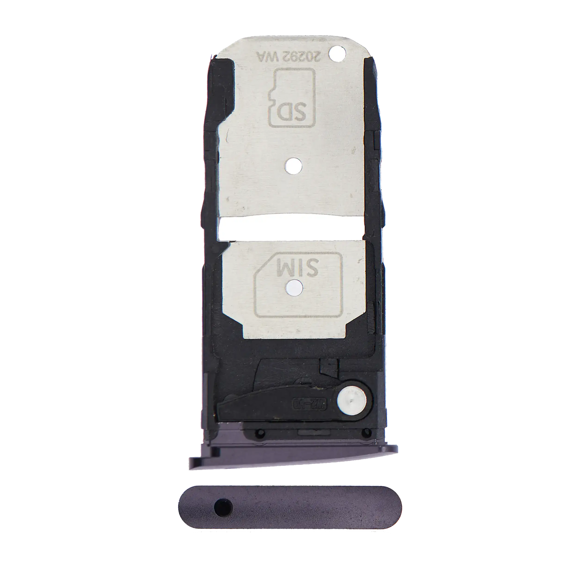 Single Sim Card Tray For Motorola Moto Z4 (XT1980 / 2019) (Purple) - Motorola replacement part, primary product view, SKU 107082049340