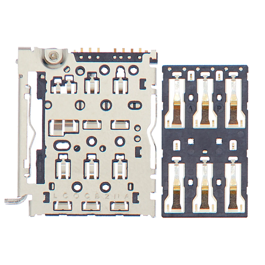 Sim Card Reader For Google Pixel 5 / 5A / 6 / 6 Pro (2 Piece Set) - replacement part product view