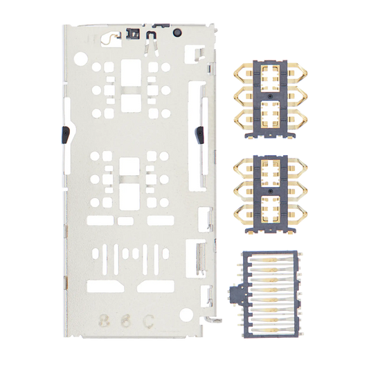 Sim Card Reader For Motorola Moto G8 Power Lite (XT2055 / 2020) / Moto E6S (XT2053-1 / 2020) (4 Piece Set) replacement part for compatible Motorola phone, SKU 107082082331, product image 1