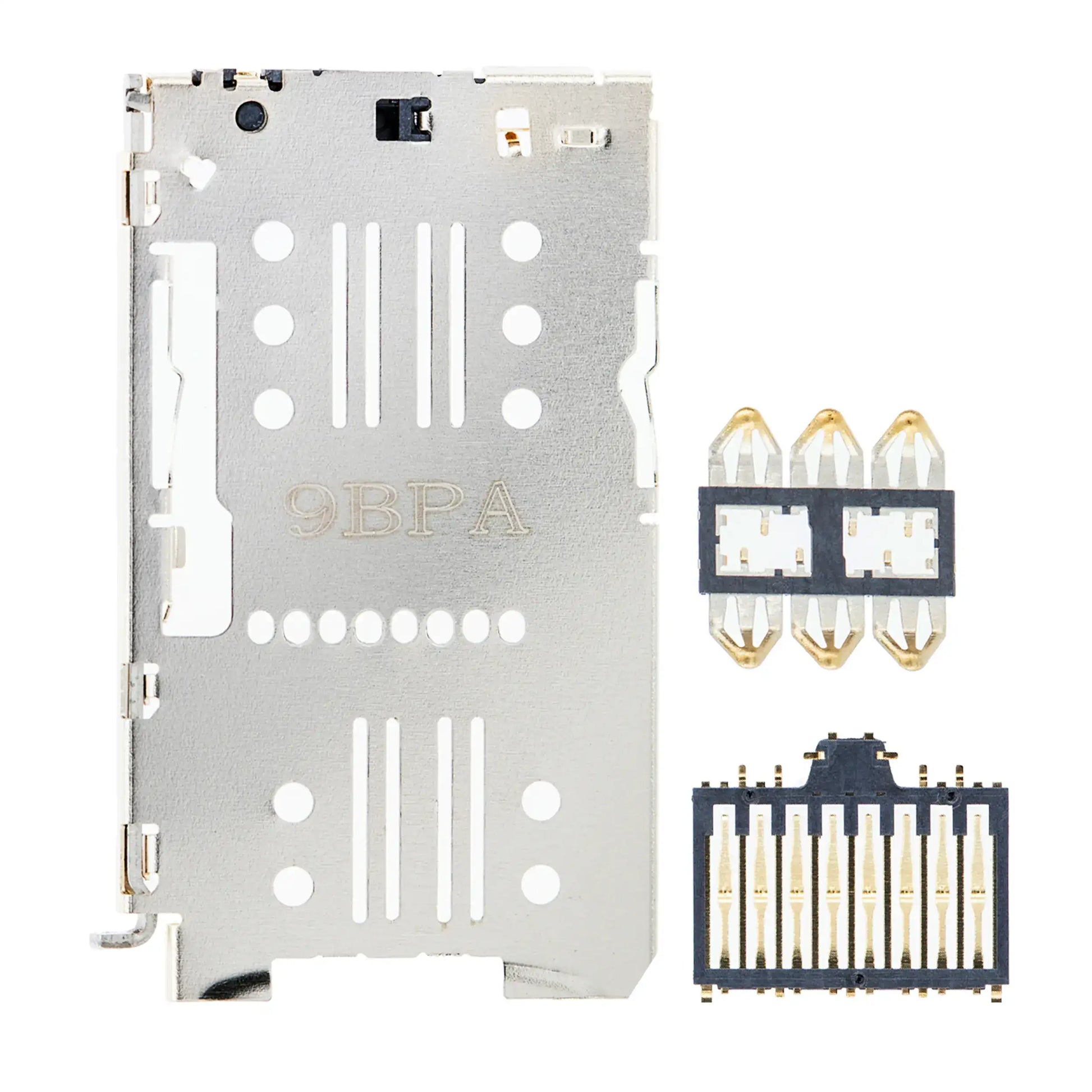 Sim Card Reader For Motorola Moto G Stylus 5G (XT2131 / 2021) (3 Piece Set) replacement part for compatible Motorola phone, SKU 109082007425, product image 1