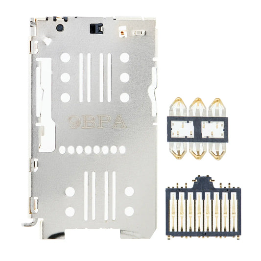 Sim Card Reader For Motorola Moto G Stylus 5G (XT2131 / 2021) (3 Piece Set) replacement part for compatible Motorola phone, SKU 109082007425, product image 1