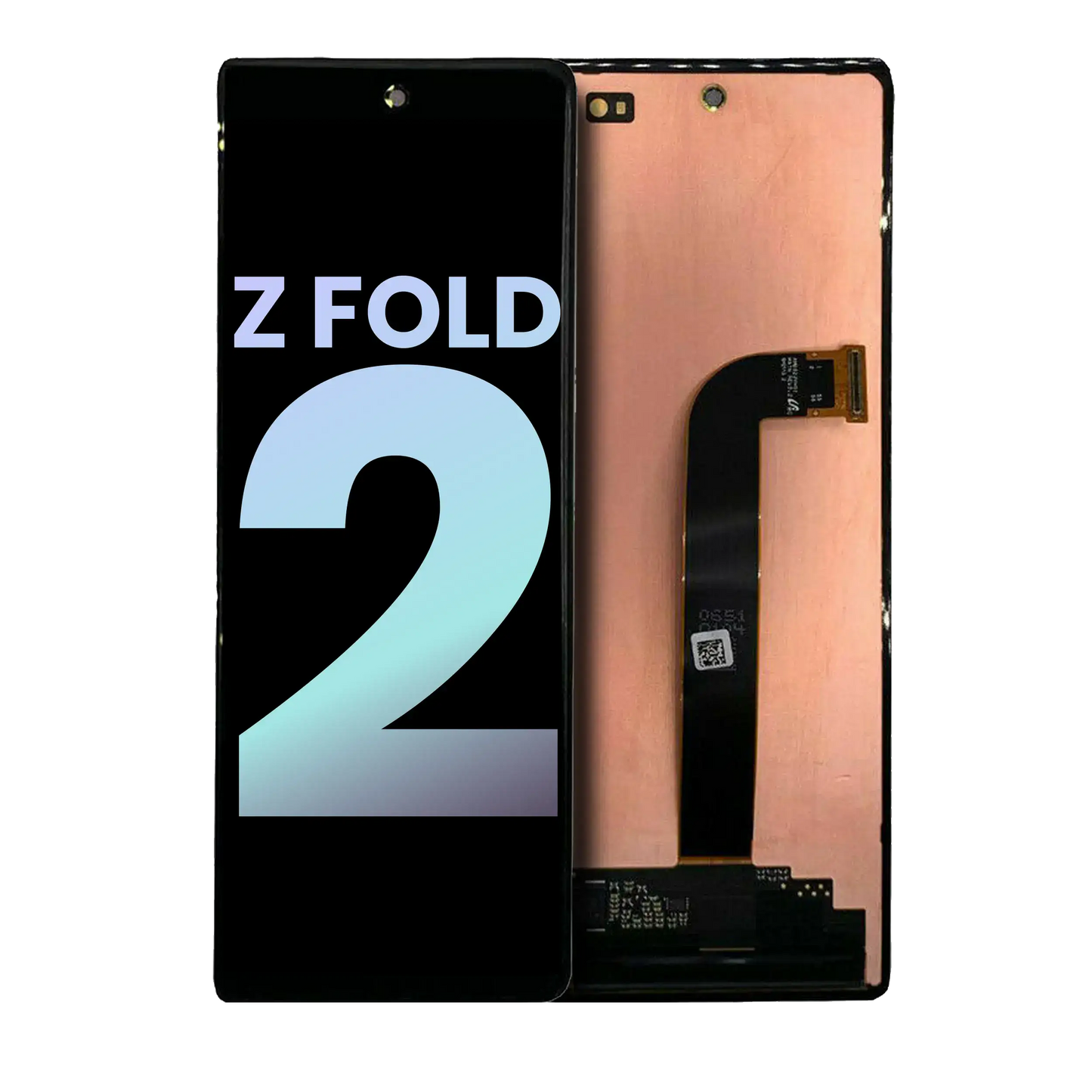 Profile view of Outer OLED Assembly For Samsung Galaxy Z Fold 2 5G (Service Pack) (All Colors)