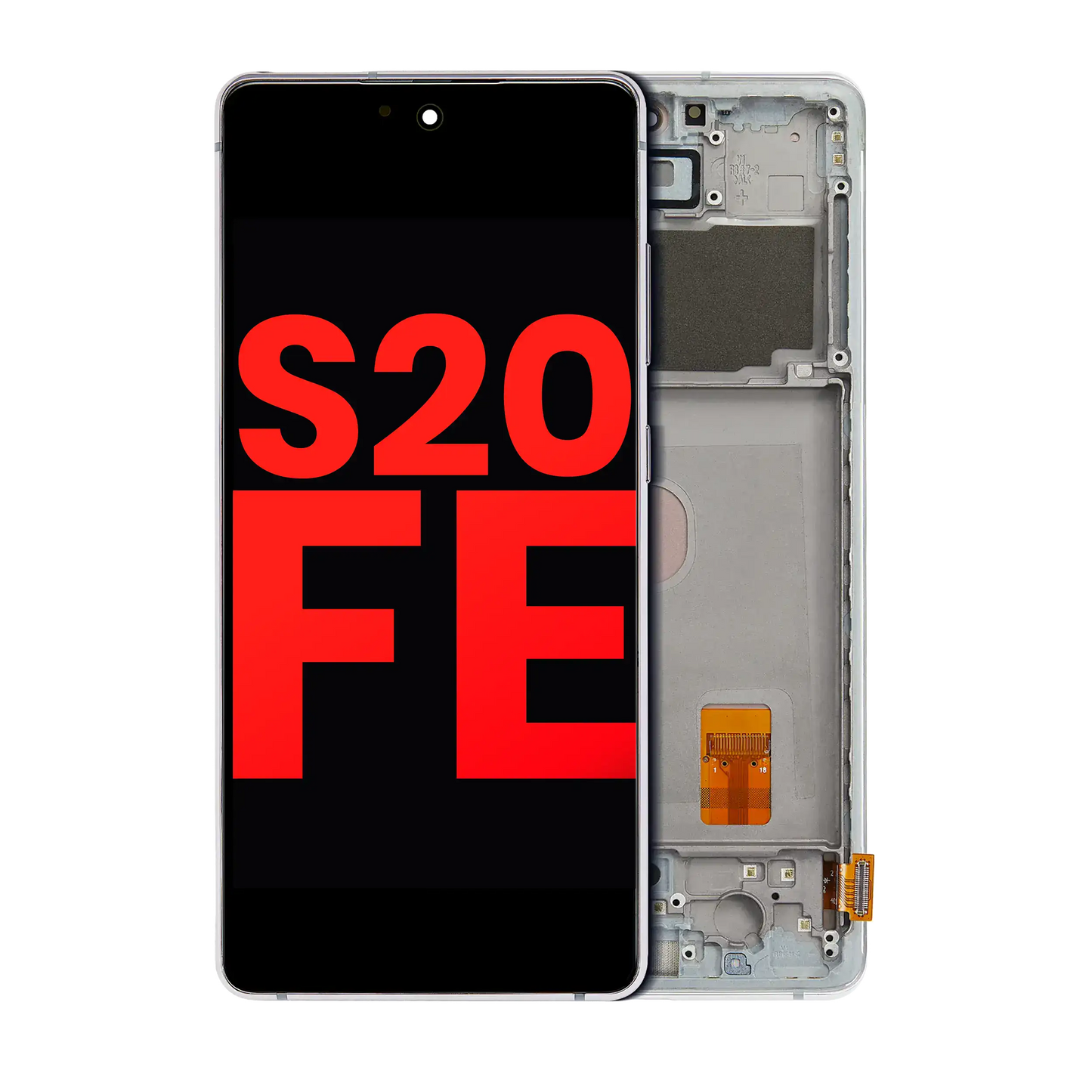 OLED Assembly With Frame For Samsung Galaxy S20 FE 4G / 5G (Aftermarket Plus) (Cloud Mint)