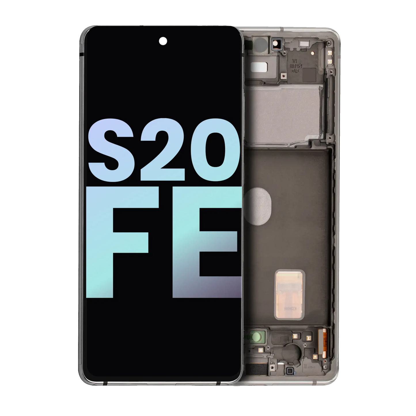 OLED Assembly With Frame For Samsung Galaxy S20 FE 4G / 5G (Service Pack) (Cloud White)