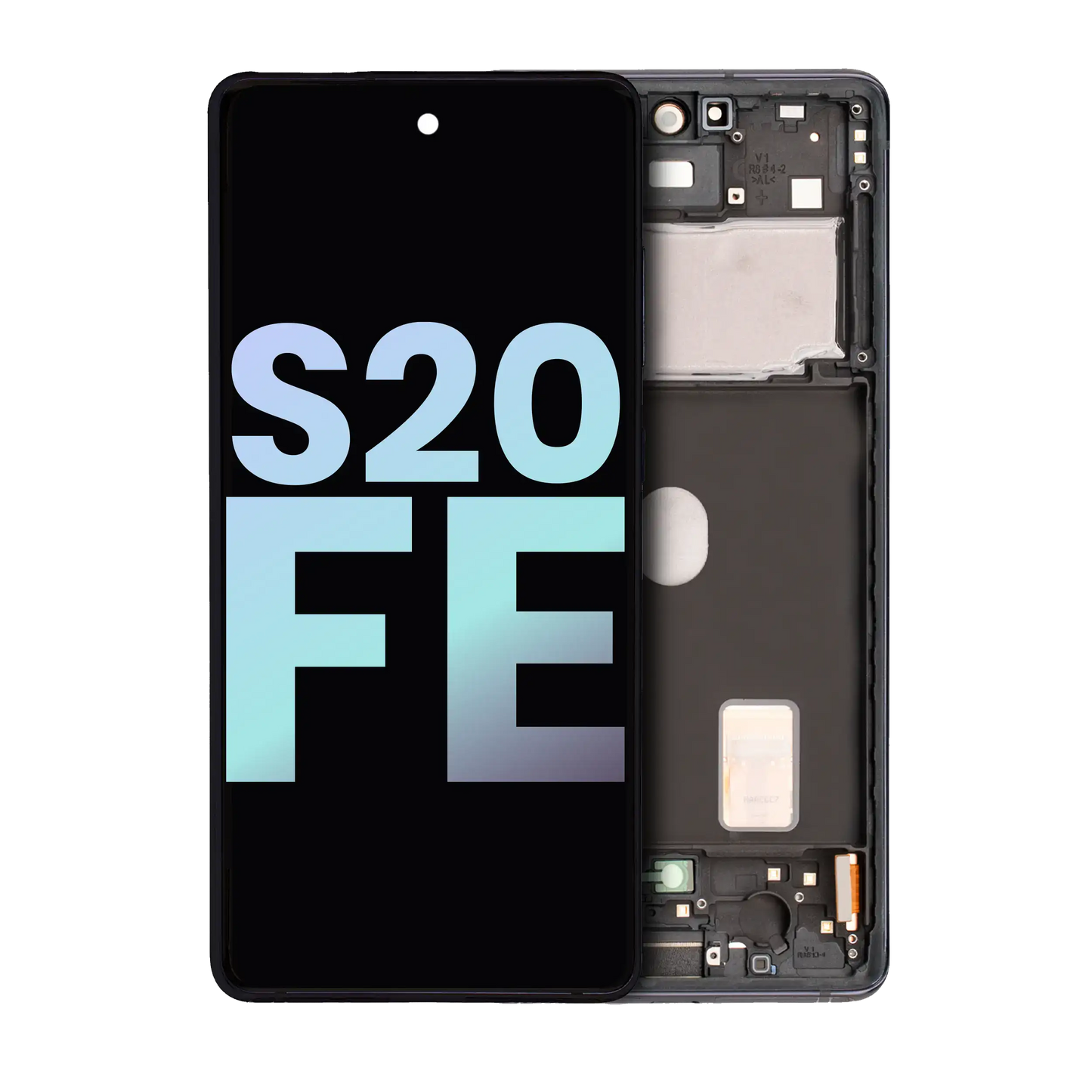 OLED Assembly With Frame For Samsung Galaxy S20 FE 4G / 5G (Service Pack) (Cloud Navy)