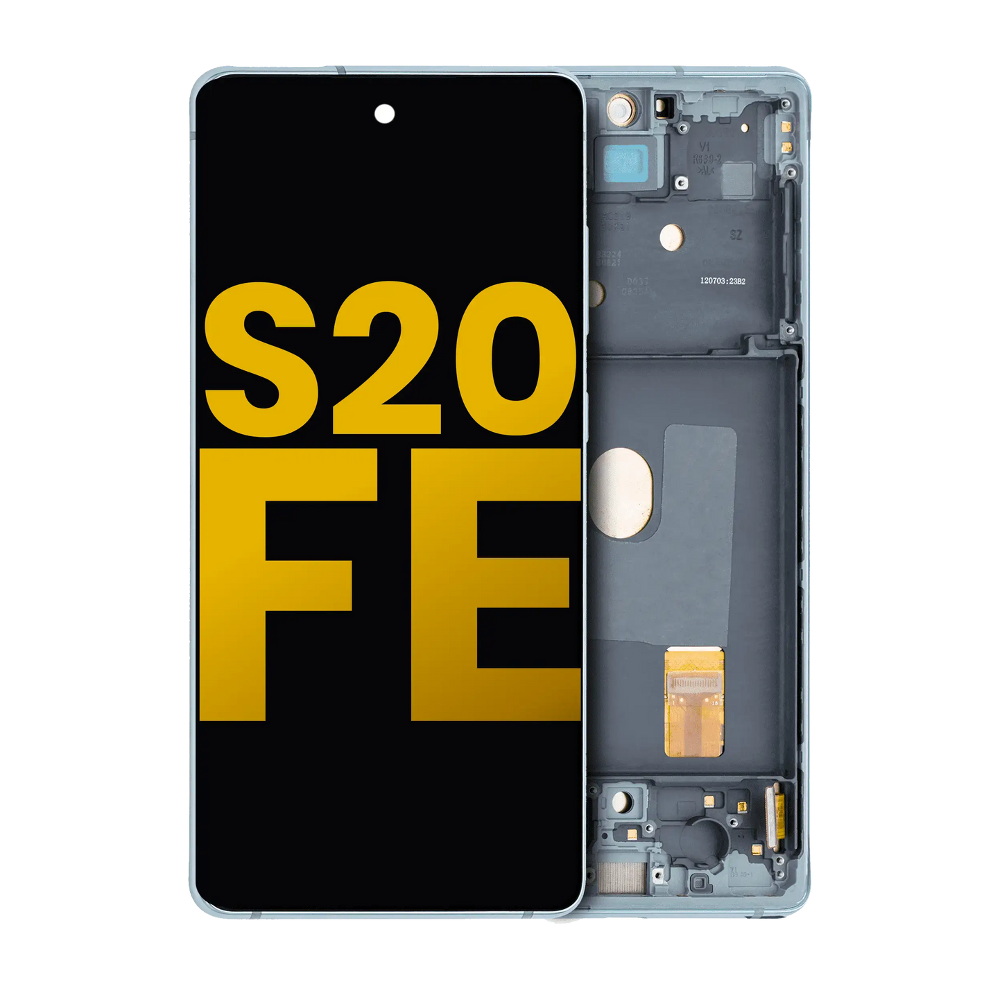 OLED Assembly With Frame For Samsung Galaxy S20 FE 4G / 5G (Refurbished) (Cloud Mint)