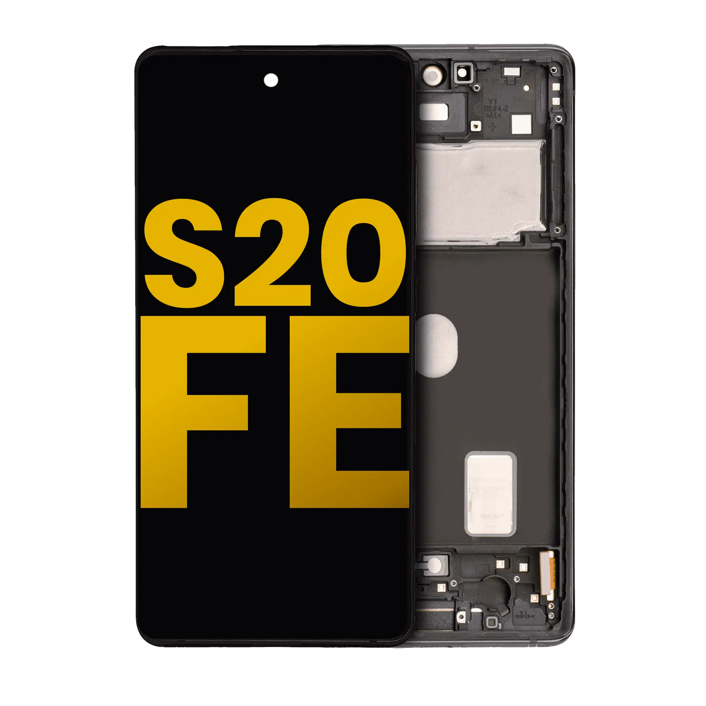 OLED Assembly With Frame For Samsung Galaxy S20 FE 4G / 5G (Refurbished) (Cloud Navy)