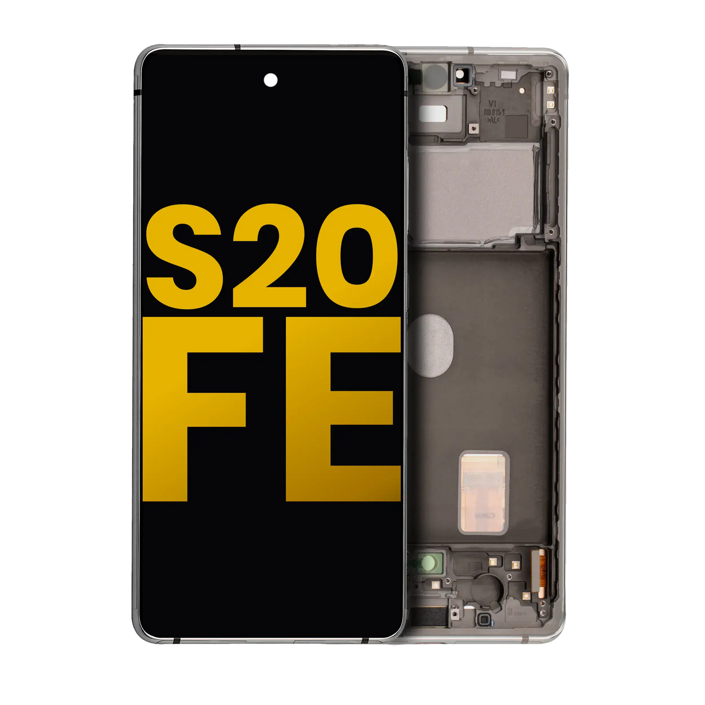 OLED Assembly With Frame For Samsung Galaxy S20 FE 4G / 5G (Refurbished) (Cloud White)