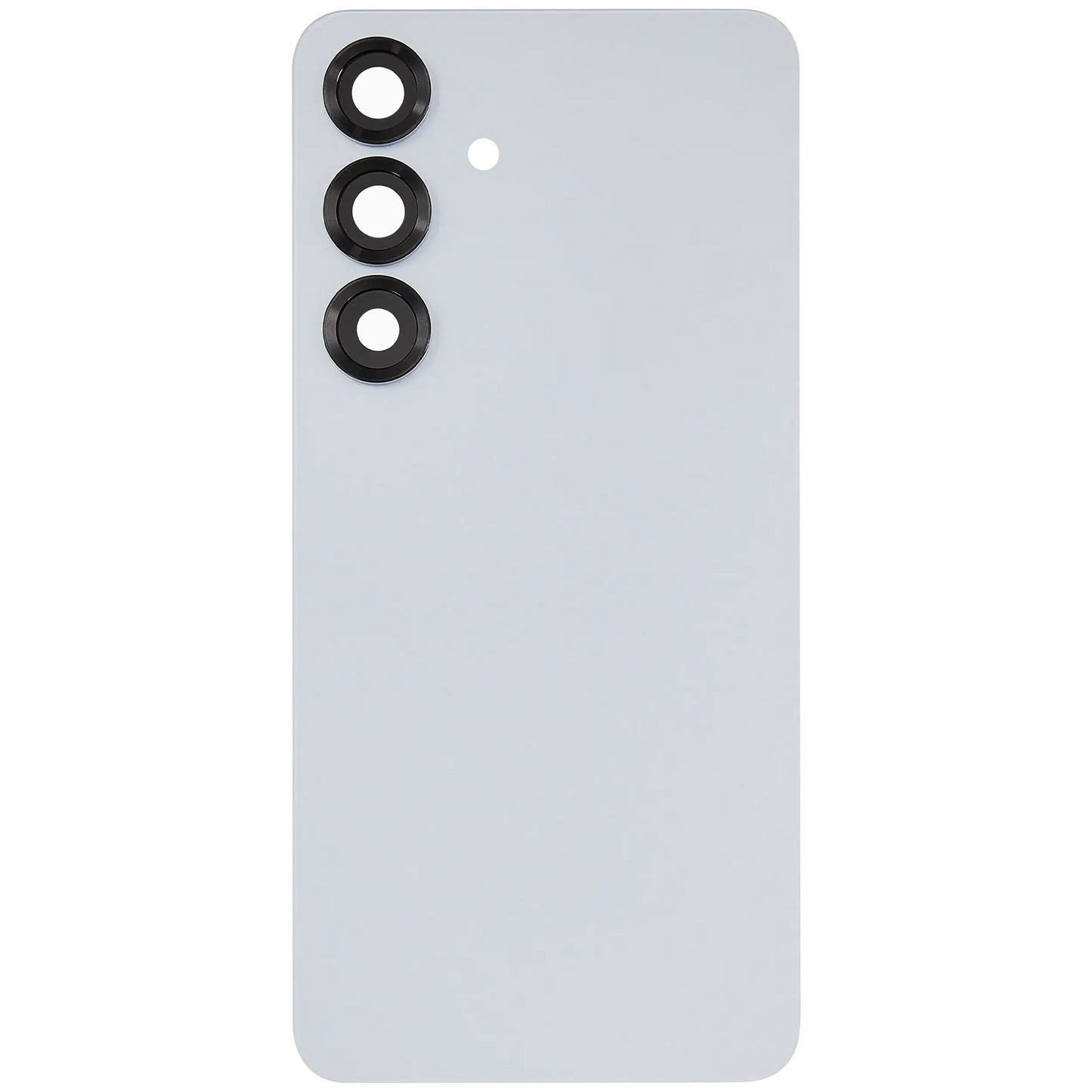 Back Cover Glass With Camera Lens For Samsung Galaxy S25 5G (No Logo) (Aftermarket Plus) (Icy Blue)