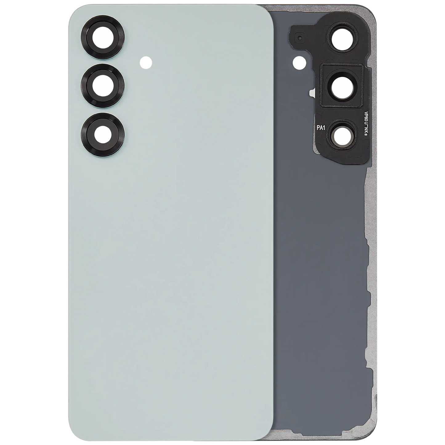 Back Cover Glass With Camera Lens For Samsung Galaxy S25 5G (No Logo) (Aftermarket Plus) (Mint)