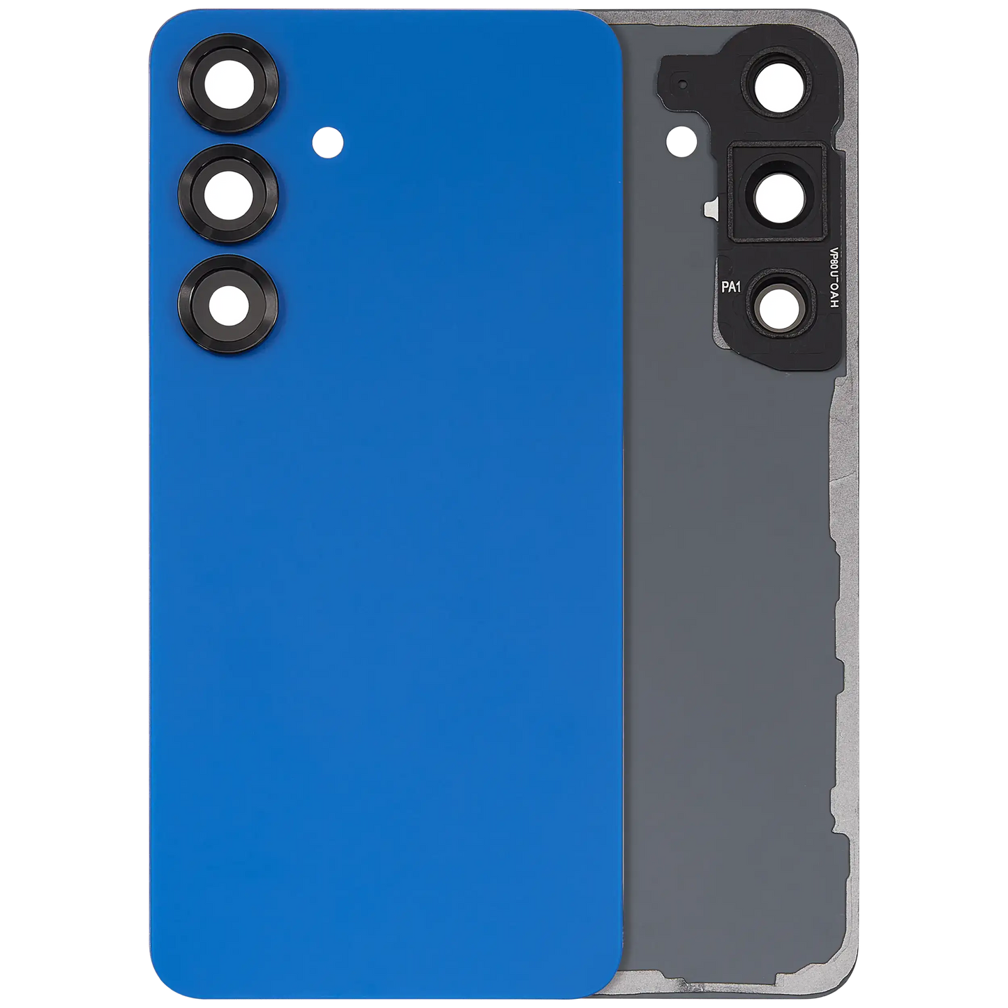 Back Cover Glass With Camera Lens For Samsung Galaxy S25 5G (No Logo) (Aftermarket Plus) (Navy)