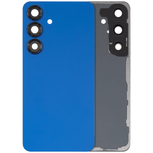 Back Cover Glass With Camera Lens For Samsung Galaxy S25 5G (No Logo) (Aftermarket Plus) (Navy)