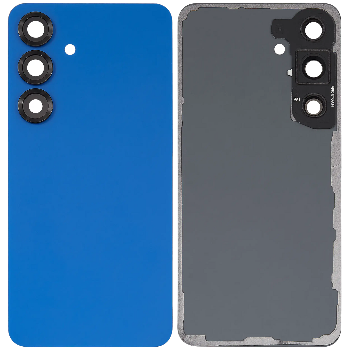 Back Cover Glass With Camera Lens For Samsung Galaxy S25 5G (No Logo) (Aftermarket Plus) (Navy)