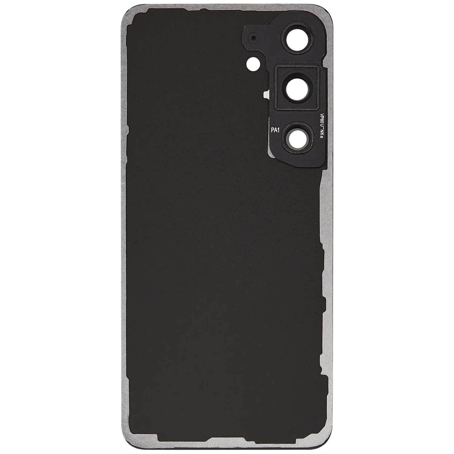 Back Cover Glass With Camera Lens For Samsung Galaxy S25 5G (No Logo) (Aftermarket Plus) (Silver Shadow)