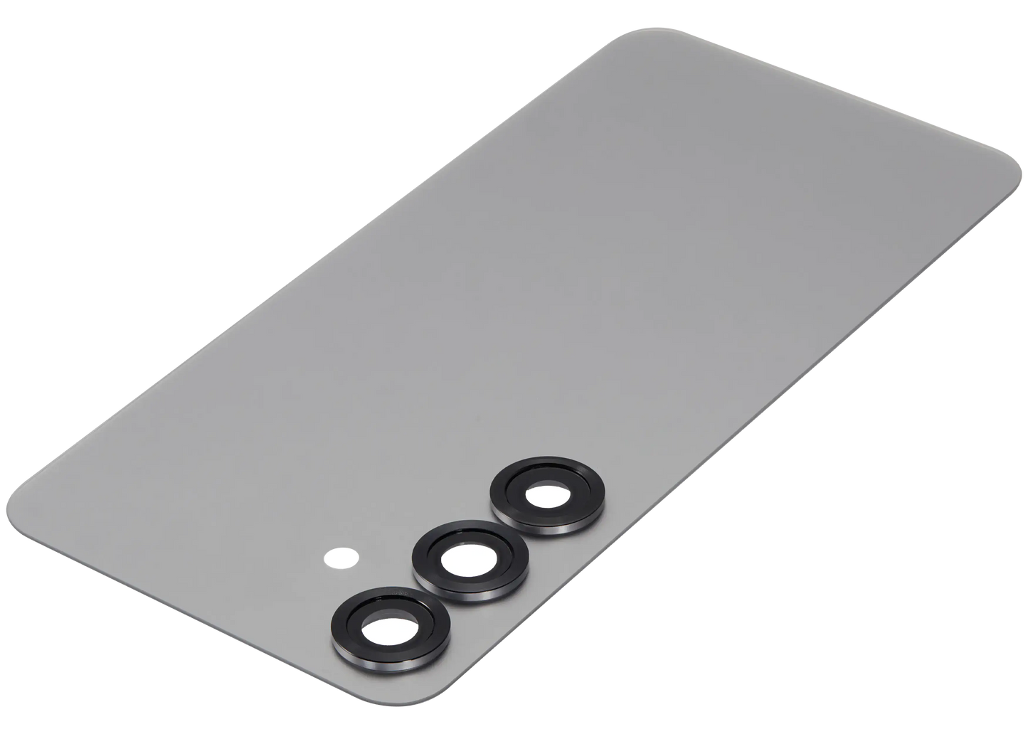 Back Cover Glass With Camera Lens For Samsung Galaxy S25 5G (No Logo) (Aftermarket Plus) (Silver Shadow)
