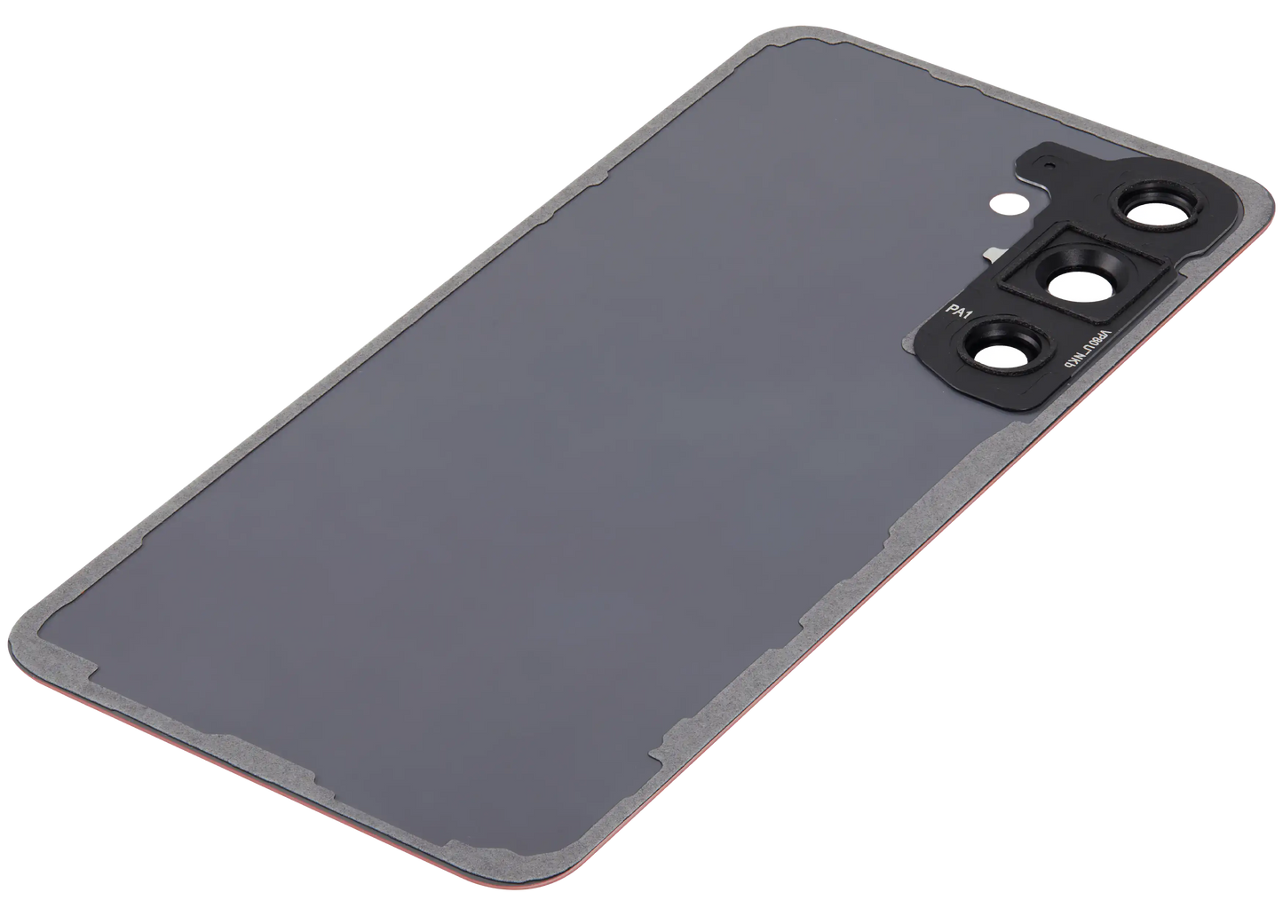 Back Cover Glass With Camera Lens For Samsung Galaxy S25 5G (No Logo) (Aftermarket Plus) (Coral Red)