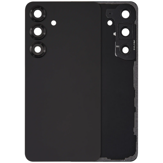 Back Cover Glass With Camera Lens For Samsung Galaxy S25 5G (No Logo) (Aftermarket Plus) (Blue Black)