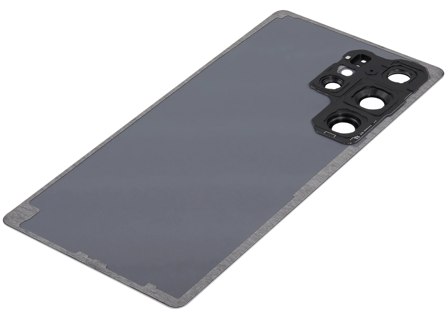 Back Cover Glass With Camera Lens For Samsung Galaxy S25 Ultra 5G (No Logo) (Aftermarket Plus) (Titanium Silver Blue)
