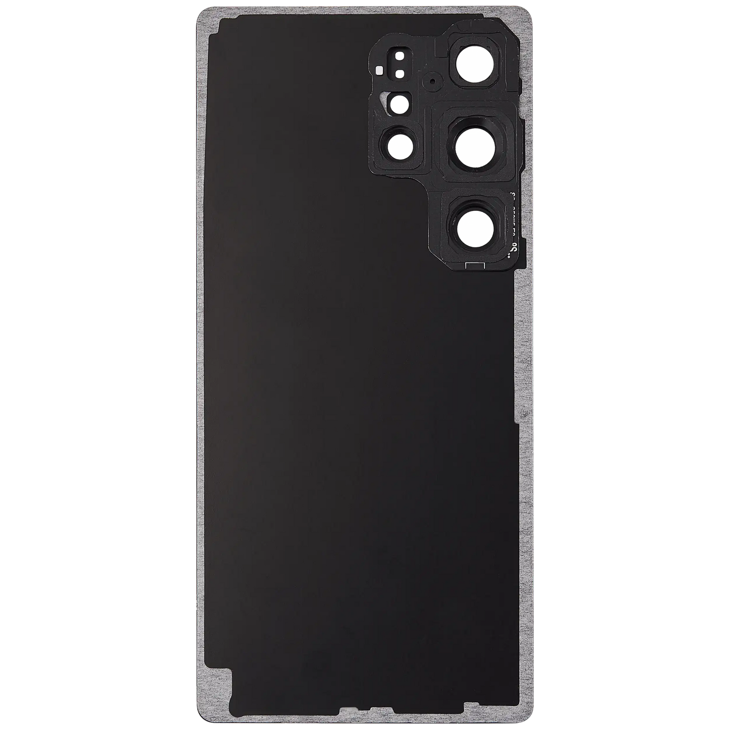 Back Cover Glass With Camera Lens For Samsung Galaxy S25 Ultra 5G (No Logo) (Aftermarket Plus) (Titanium Black)
