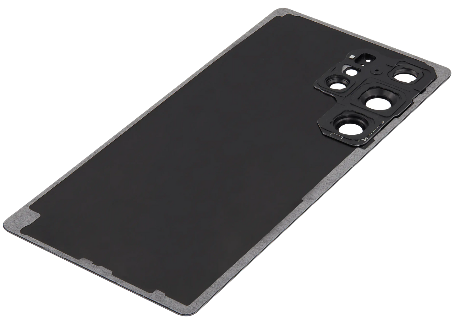 Back Cover Glass With Camera Lens For Samsung Galaxy S25 Ultra 5G (No Logo) (Aftermarket Plus) (Titanium Black)